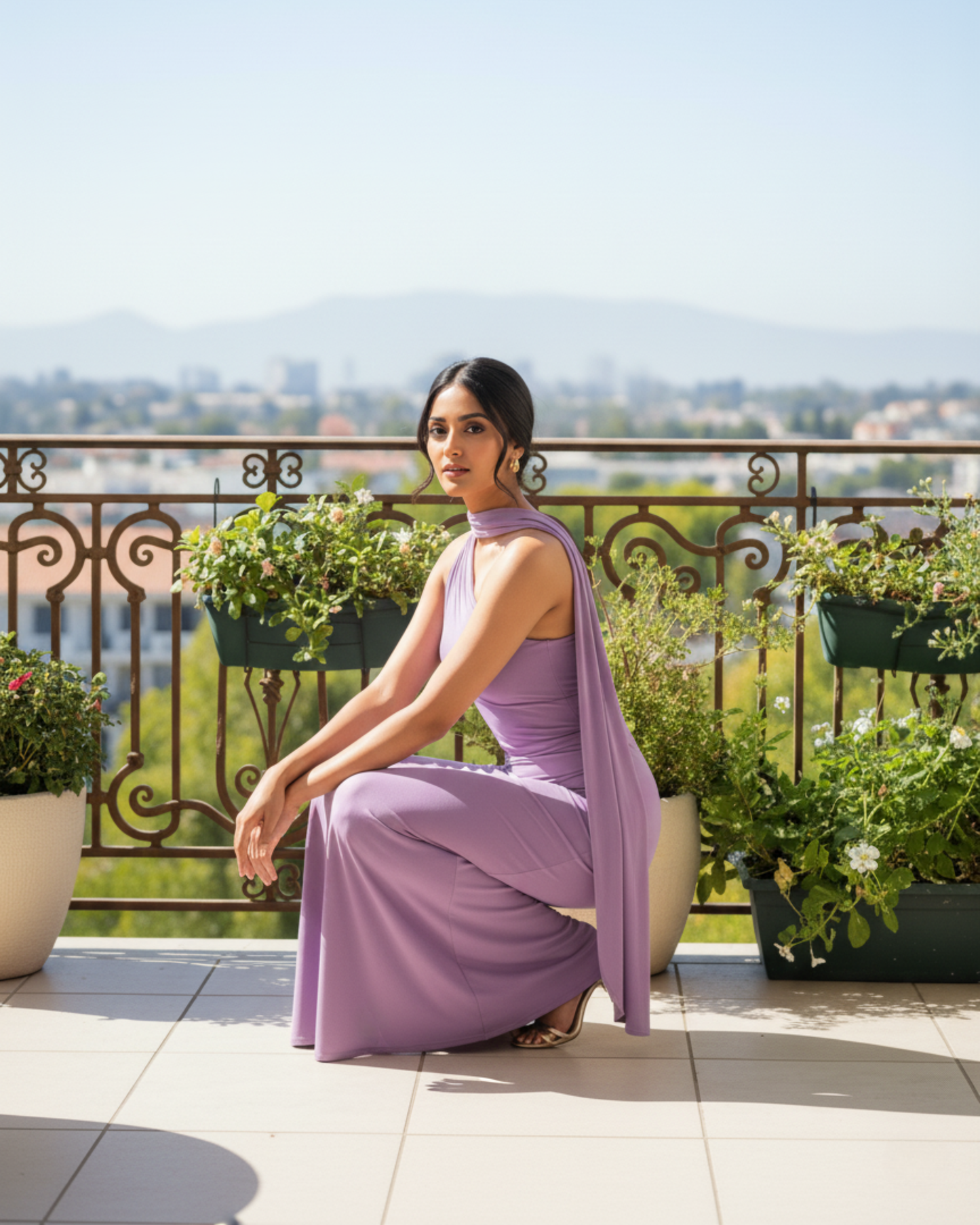 The Draped Goddess Maxi Dress