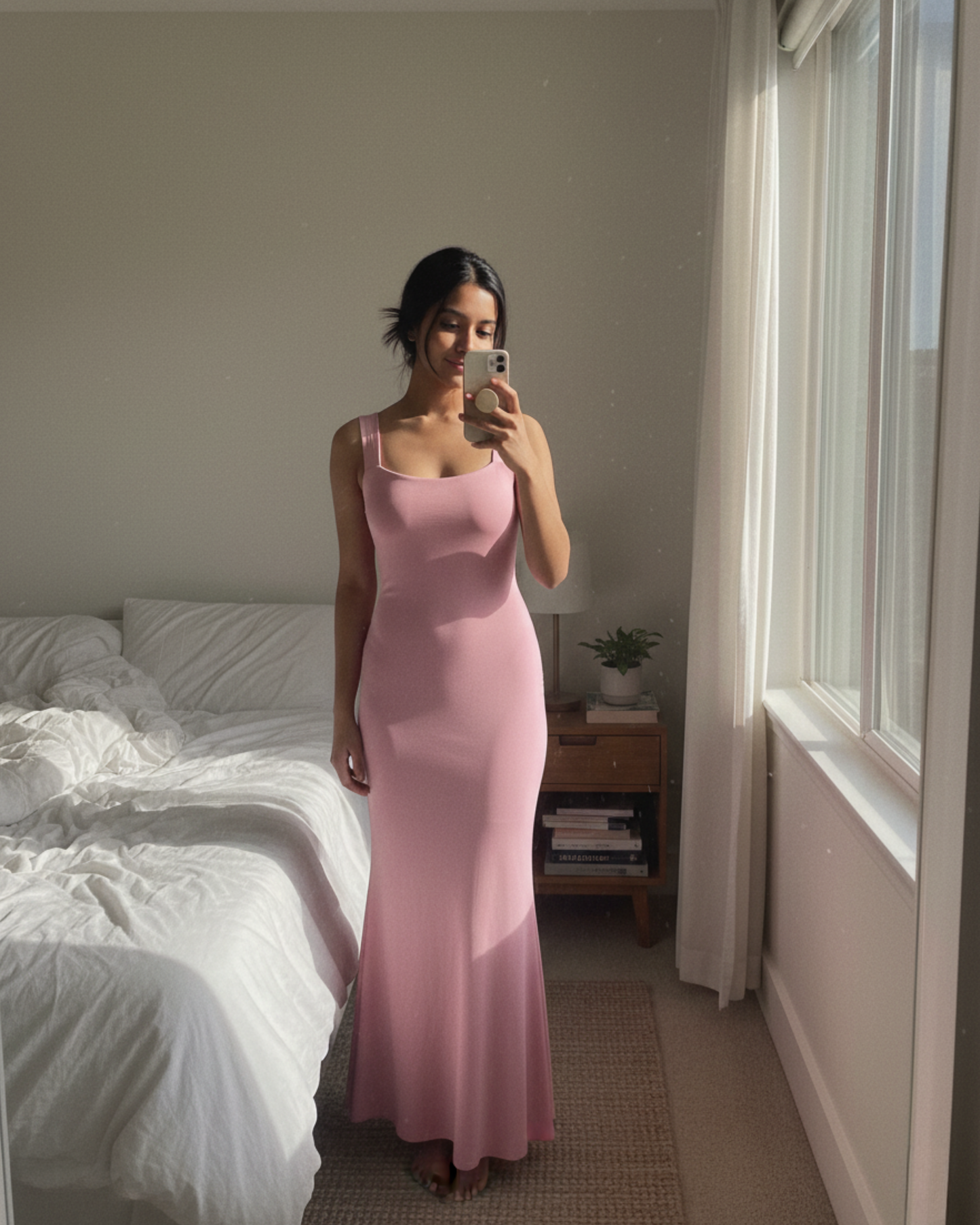 The Sweetheart Bow Back Maxi Dress