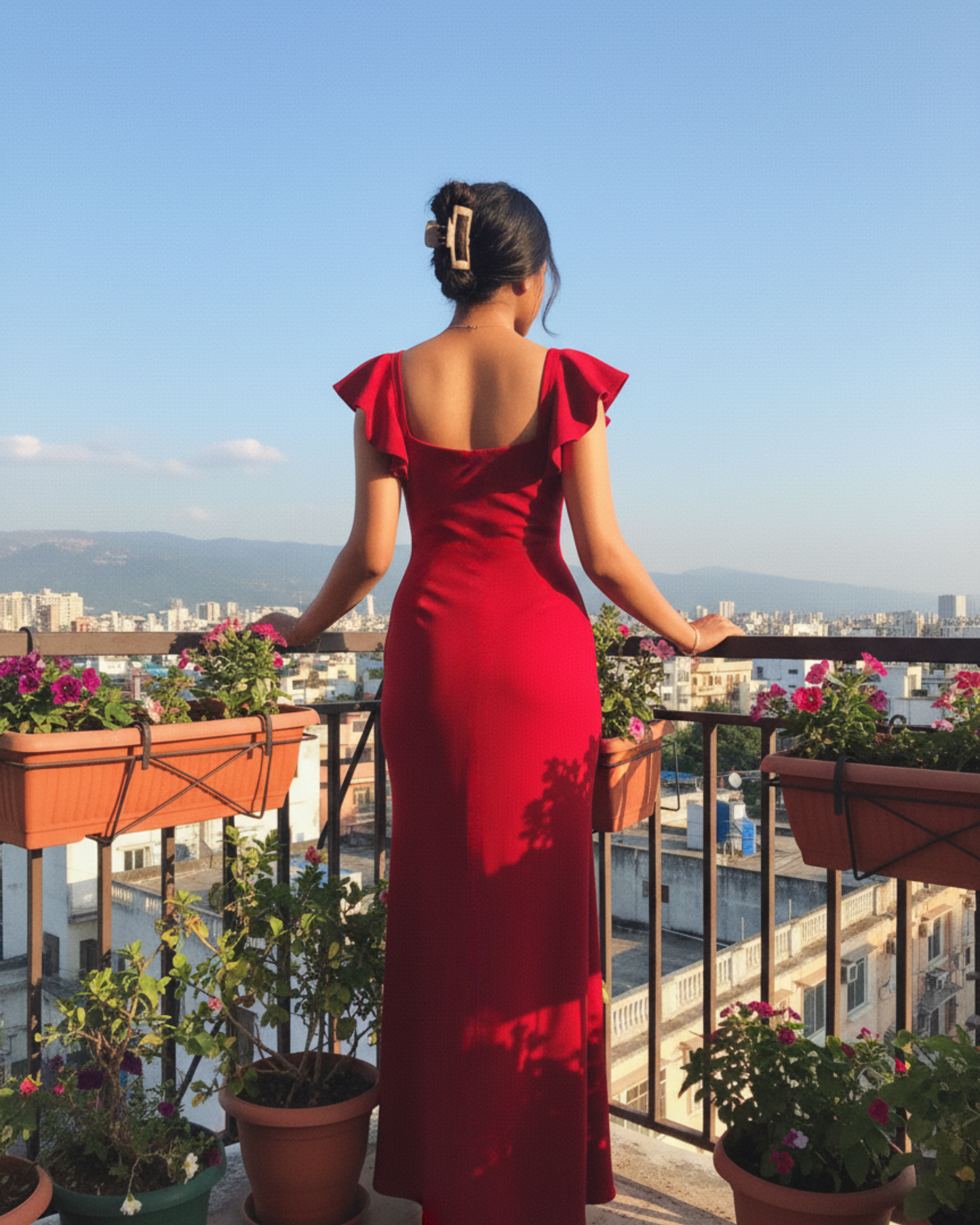 The Cherry Red Sweetheart Gown